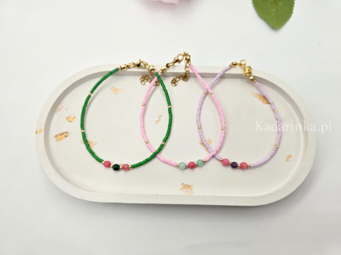 Bransoletki z chalcedonem