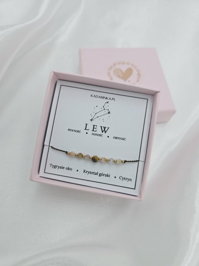 Bransoletka Znak Zodiaku LEW
