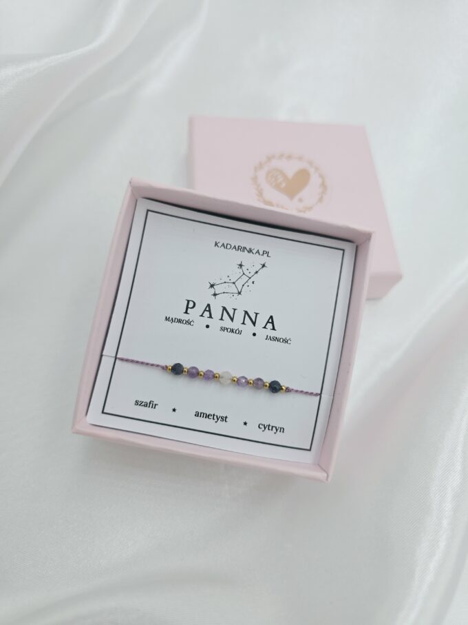 Bransoletka Znak Zodiaku PANNA