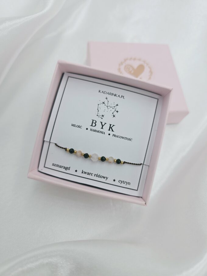 Bransoletka Znak Zodiaku BYK