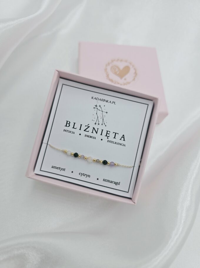 Bransoletka Znak Zodiaku BLIŹNIĘTA