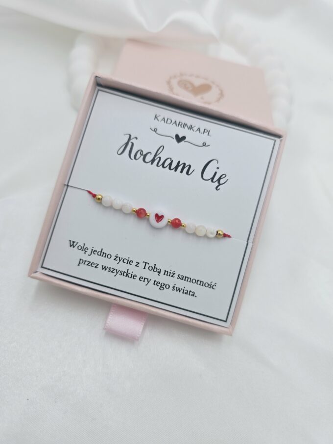 Bransoletka Kocham Cię